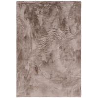 KUNSTFELL-TEPPICH Dave Taupe 160x230 cm - Taupe, Textil (160/230cm) - benuta Nest