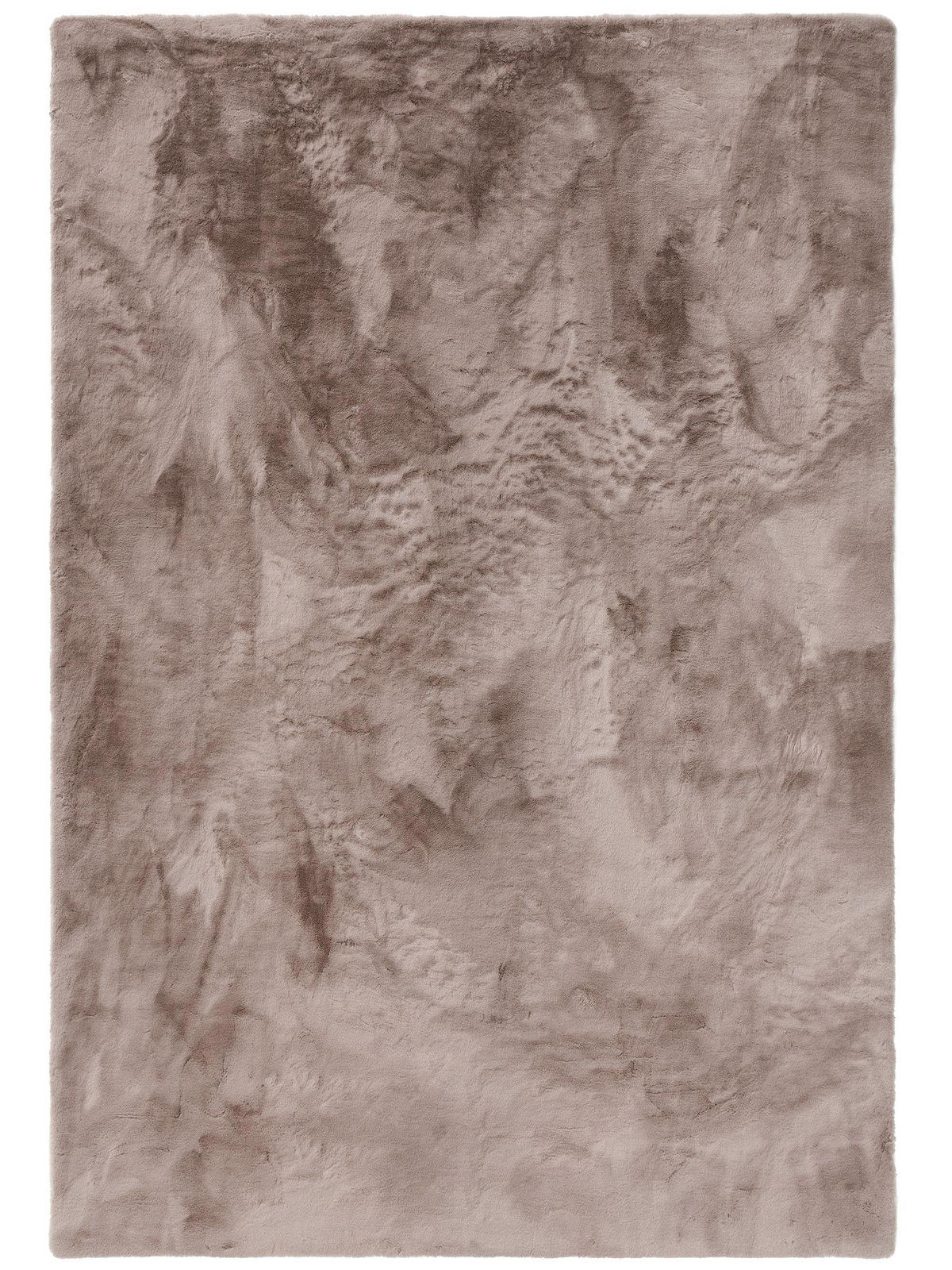 KUNSTFELL-TEPPICH Dave Taupe 160x230 cm - Taupe, Textil (160/230cm) - benuta Nest