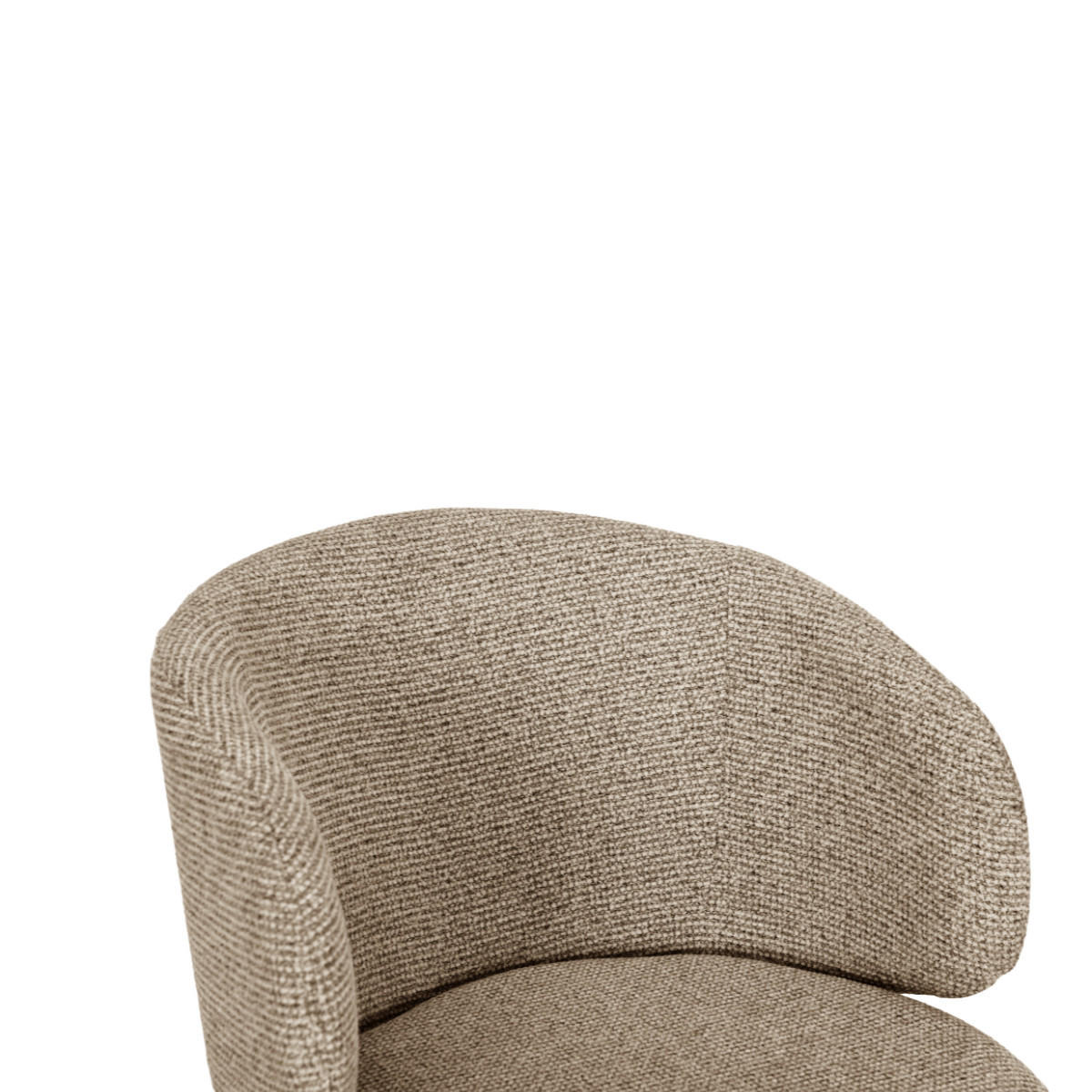 STÜHLE 2er?Set aus stoff und massive Holzfüße 60/55/79 cm - Braun, Textil (55/79/63.5cm) - Calicosy