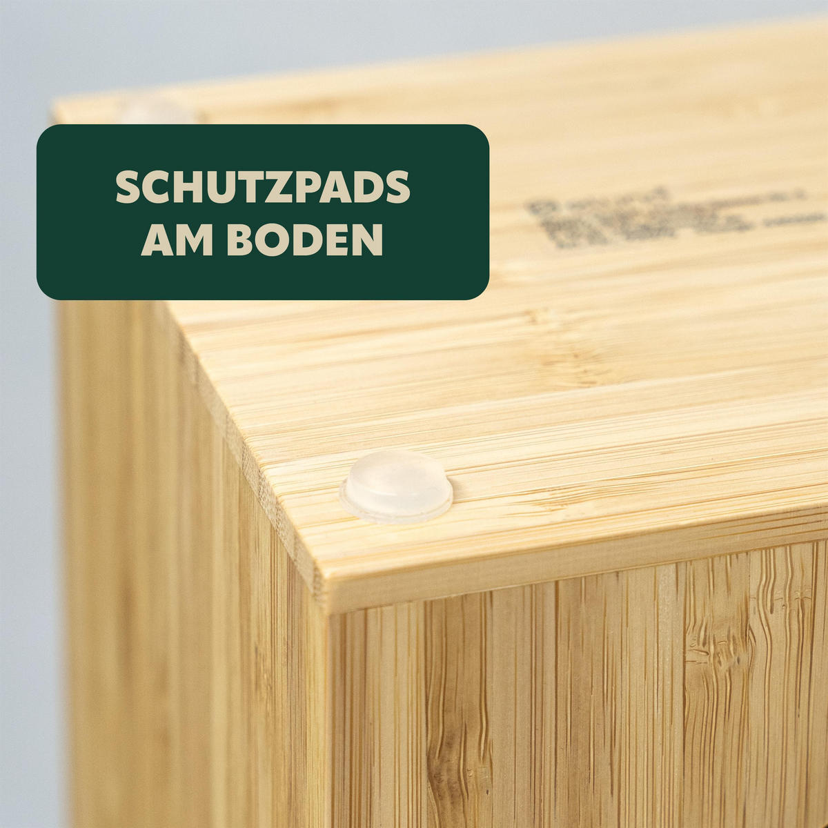 TOILETTENPAPIERHALTER, für 4 Ersatzrollen, Bambus - Braun, Holz (14.5/42/14.5cm) - eluno