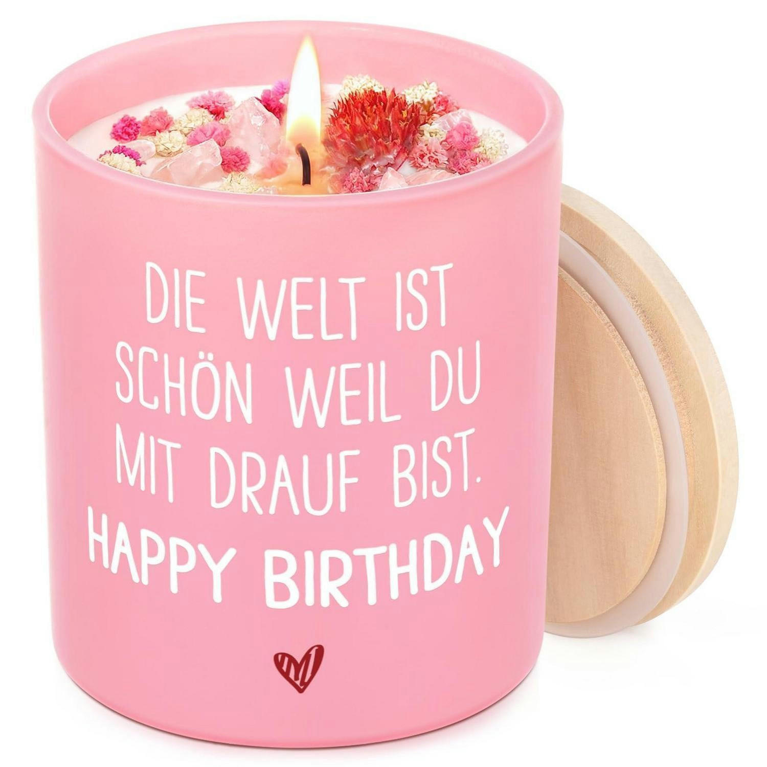 XXXLutz Duftkerze Rosa 9.5 cm