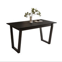 ESSTISCH ARTON II ausziehbarer Tisch 140-195 cm für 6-8 Personen - Schwarz, Holzwerkstoff/Metall (140/80/77cm) - Lookway