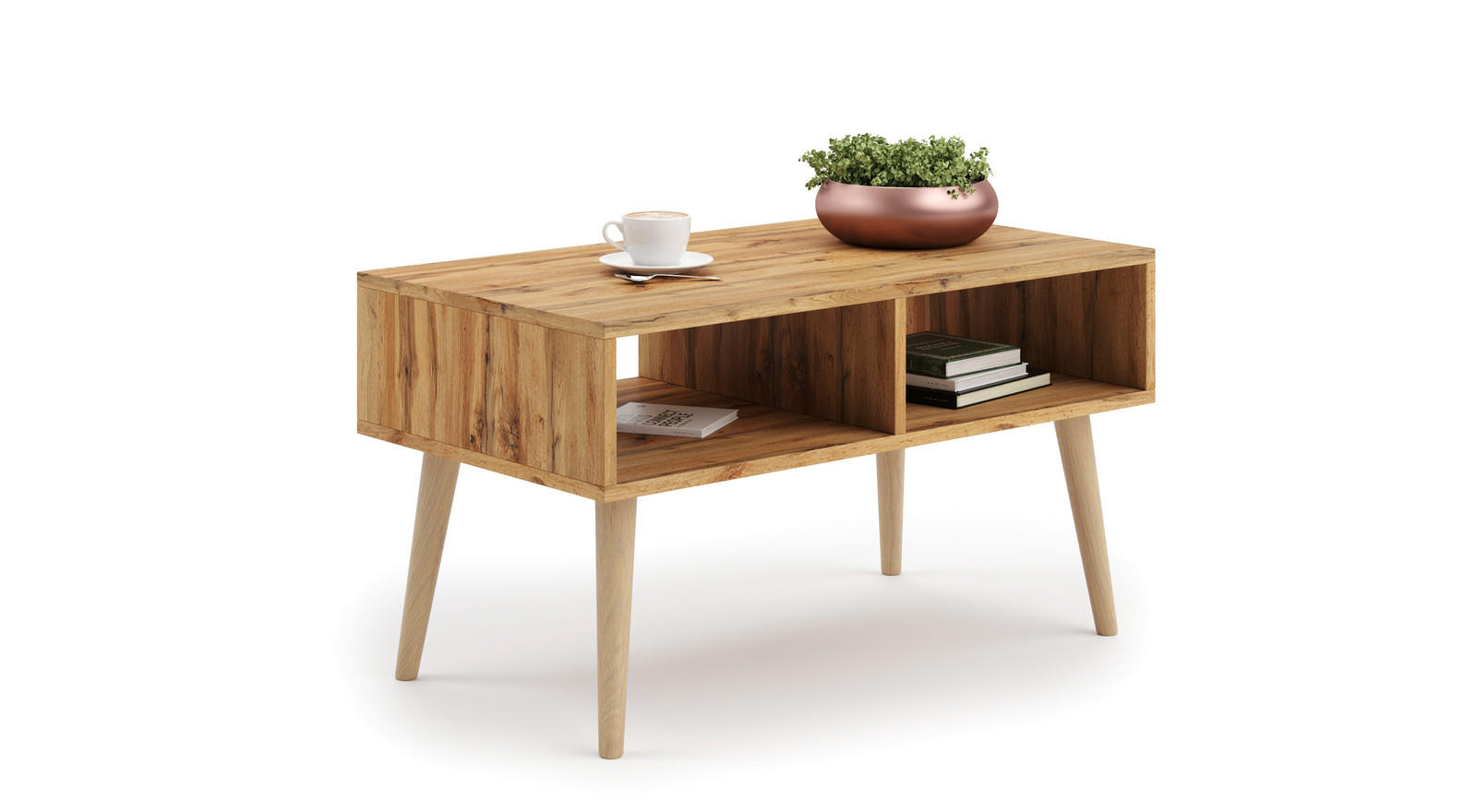 RAUMHIRSCH FURNITURE KONFERENČNÍ STOLEK Sandi Craft zlatý dub