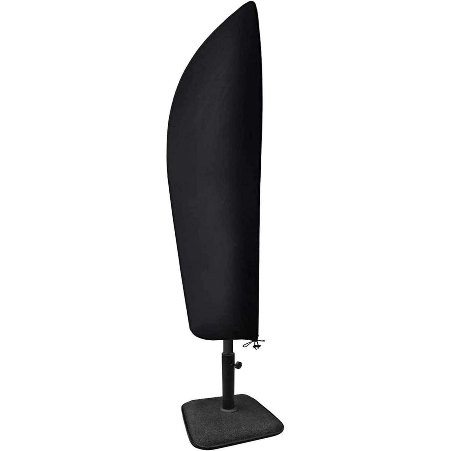 SONNENSCHIRM Schutzhülle 265 cm 210D Oxford Schwarz - Schwarz, Textil (265/70/40cm)