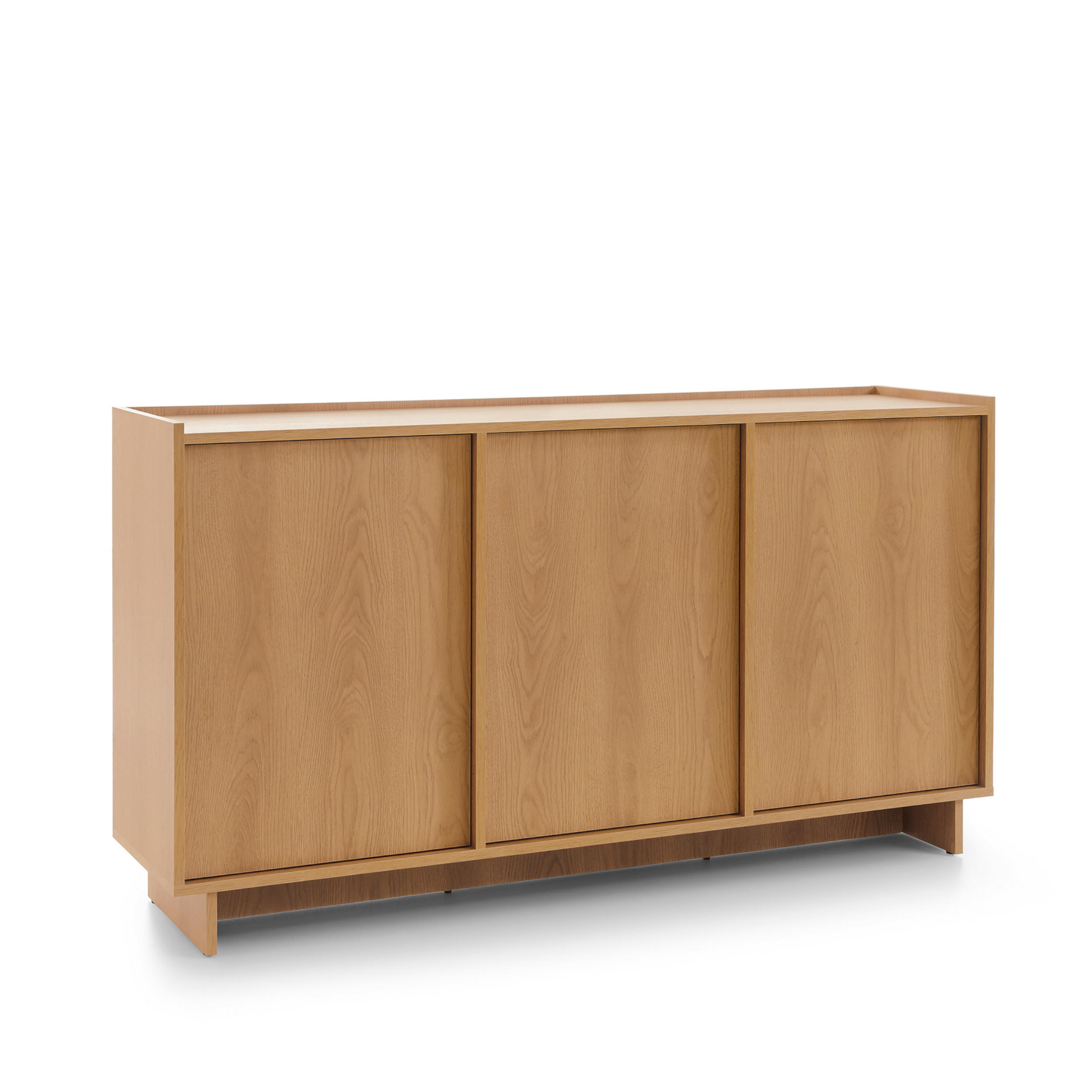 SIDEBOARD YARKER KOM1 Eiche - Eichefarben, Glas/Holzwerkstoff (147/82/39cm) - Komodee