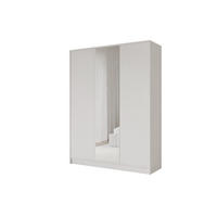 KLEIDERSCHRANK - LUSSO - 150 - Weiß - Goldfarben/Weiß, Holzwerkstoff (150/200/51cm) - ALTDECOR