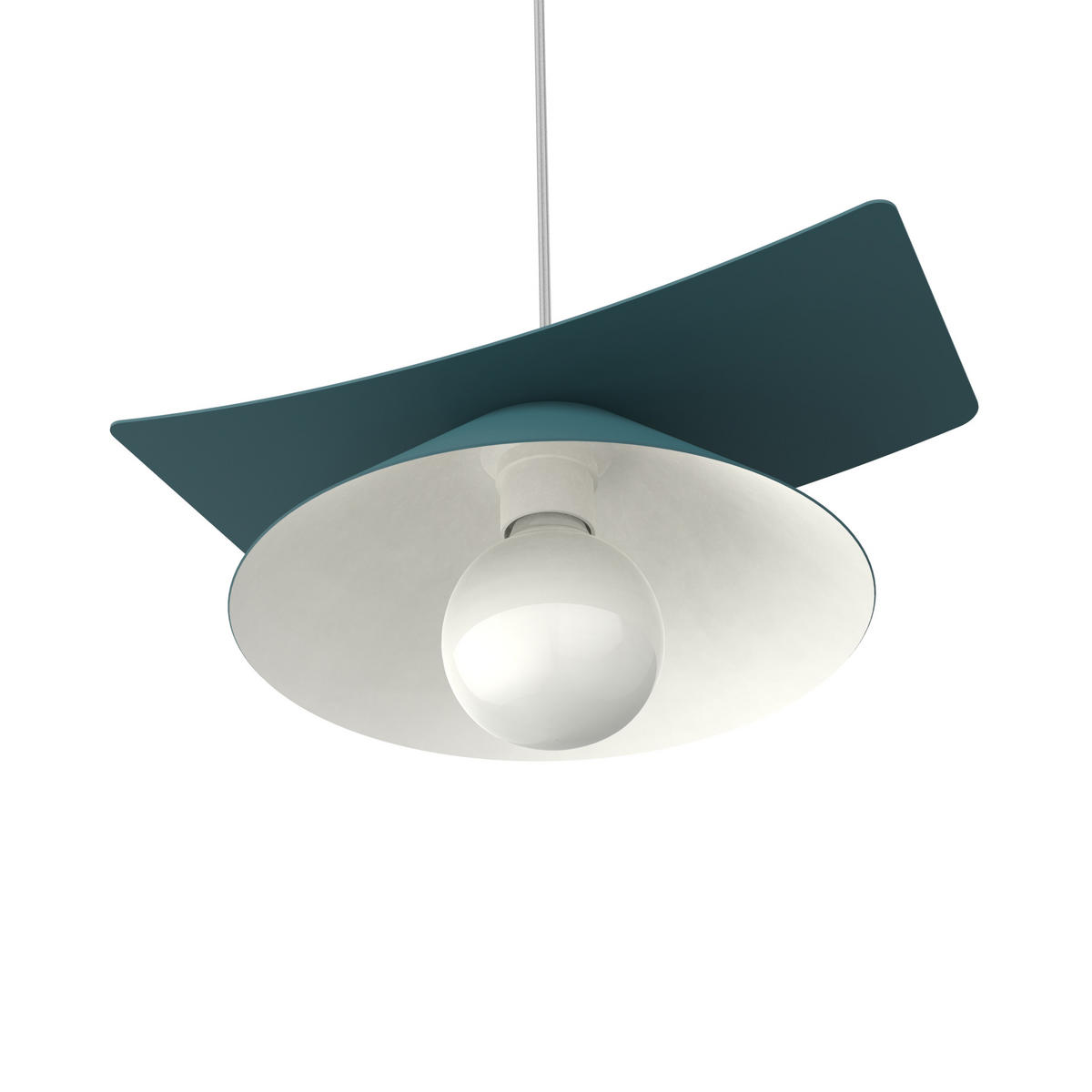 HÄNGELEUCHTE Miller D25 - Blau, Metall (25/34/10cm) - Lumicom