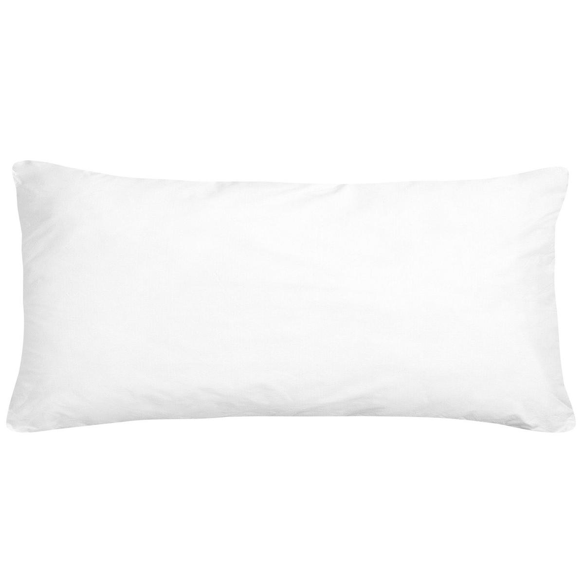 KOPFKISSEN Weiß 40/80 cm Errigal - Weiß, Textil (80/40cm) - Beliani