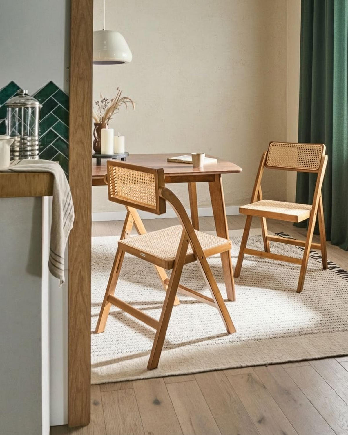 ESSZIMMERSTUHL Braun Modane - Beige/Braun, Holz (45/83/54cm) - Beliani