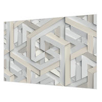 FOTOTAPETE 152x104 cm - Trugbilder - Weiß, Textil (152/104cm) - Wallfluent