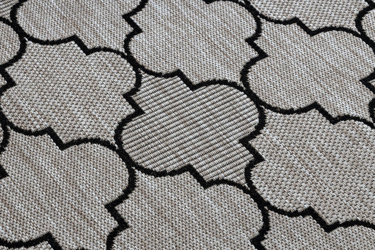 TEPPICH Floorlux 80/150 cm - Grau, Textil (80/150cm) - rugsX