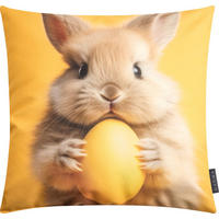 DEKOKISSEN EASTER PARTY Hase - Gelb, Textil (45/45/8cm) - Magma Heimtexx