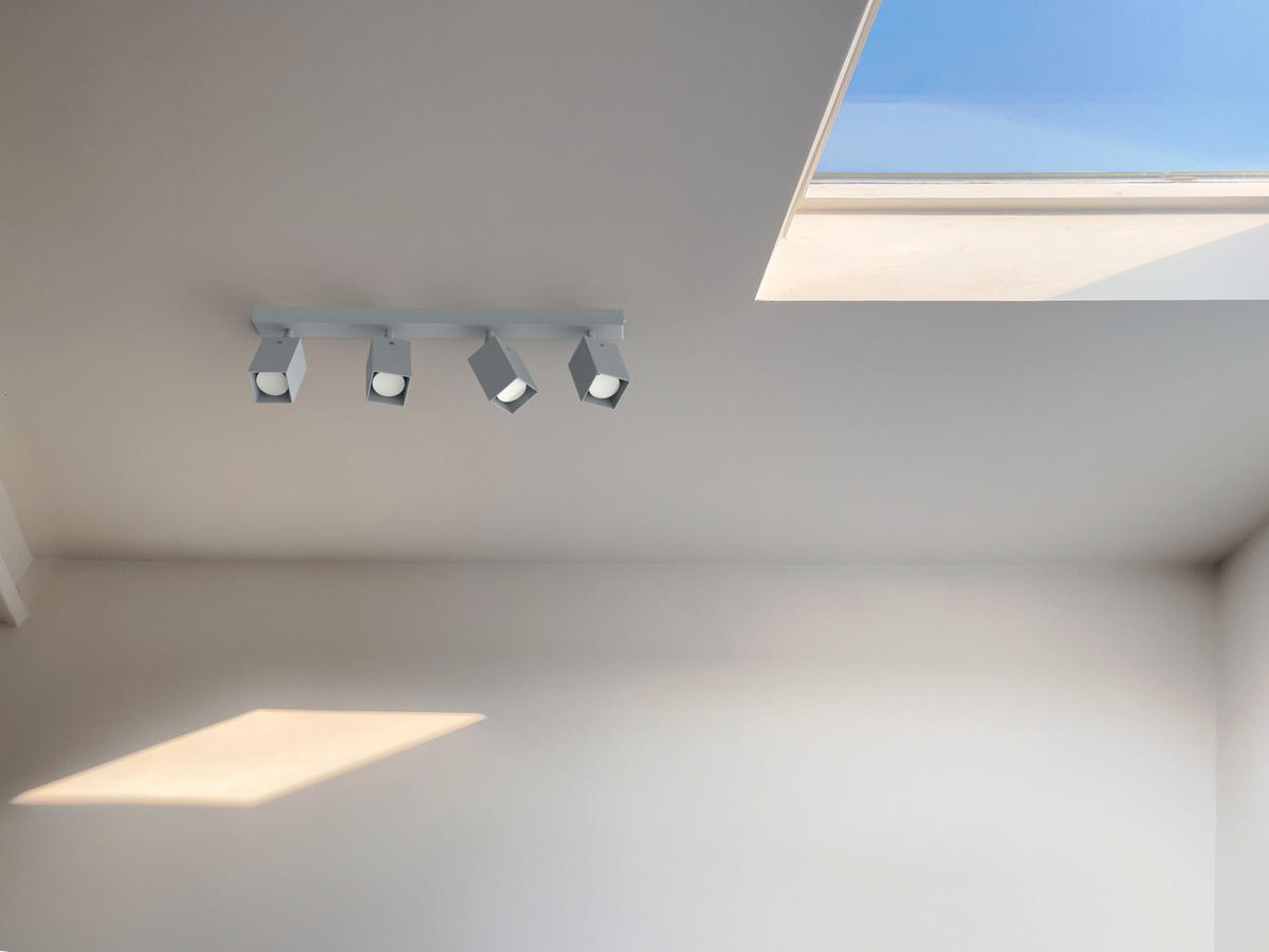 DECKENLEUCHTE - Grau, Metall (6/60/18cm) - Lumicom