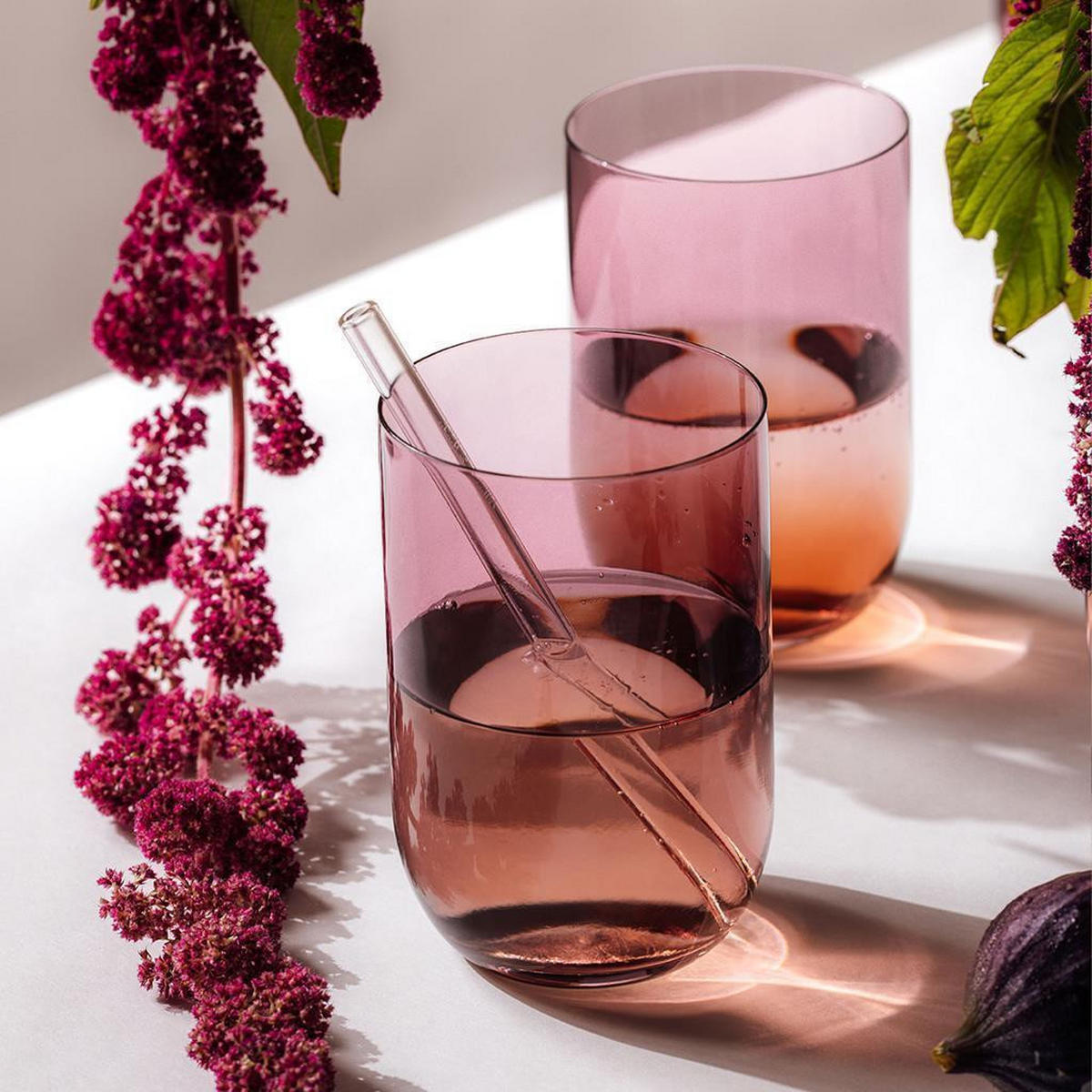 LONGDRINKBECHER Like Glass Grape 385 ml 6er Set - Pink, Glas (0.385L) - like.Villeroy & Boch