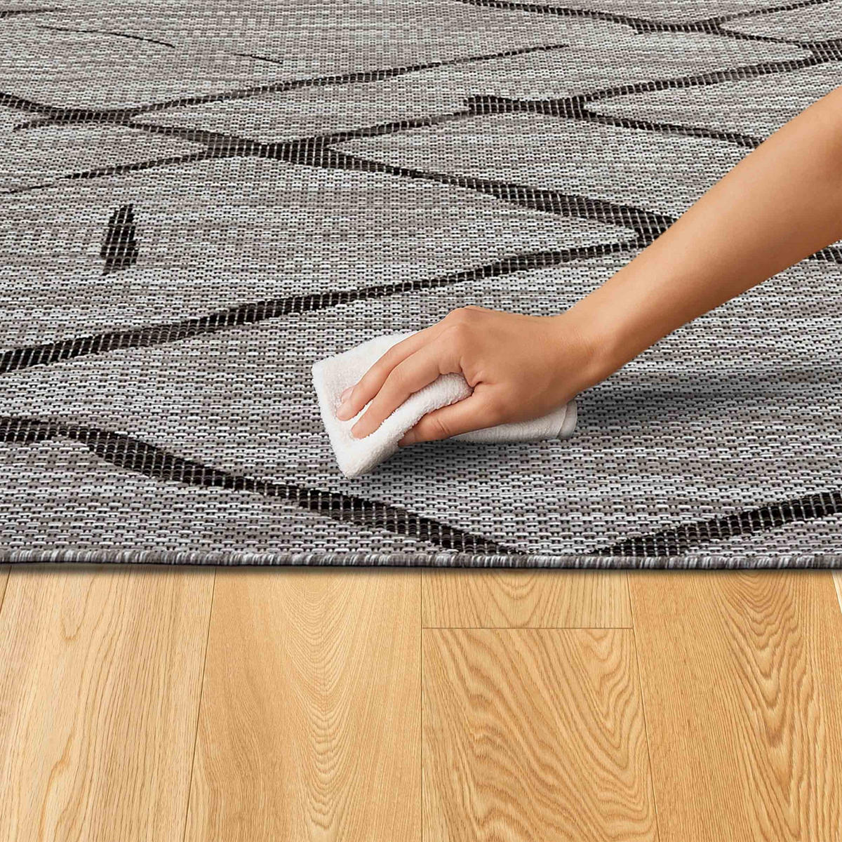 KURZFLORTEPPICH SYDNEY - Hellgrau, Textil (160/230cm) - Astra