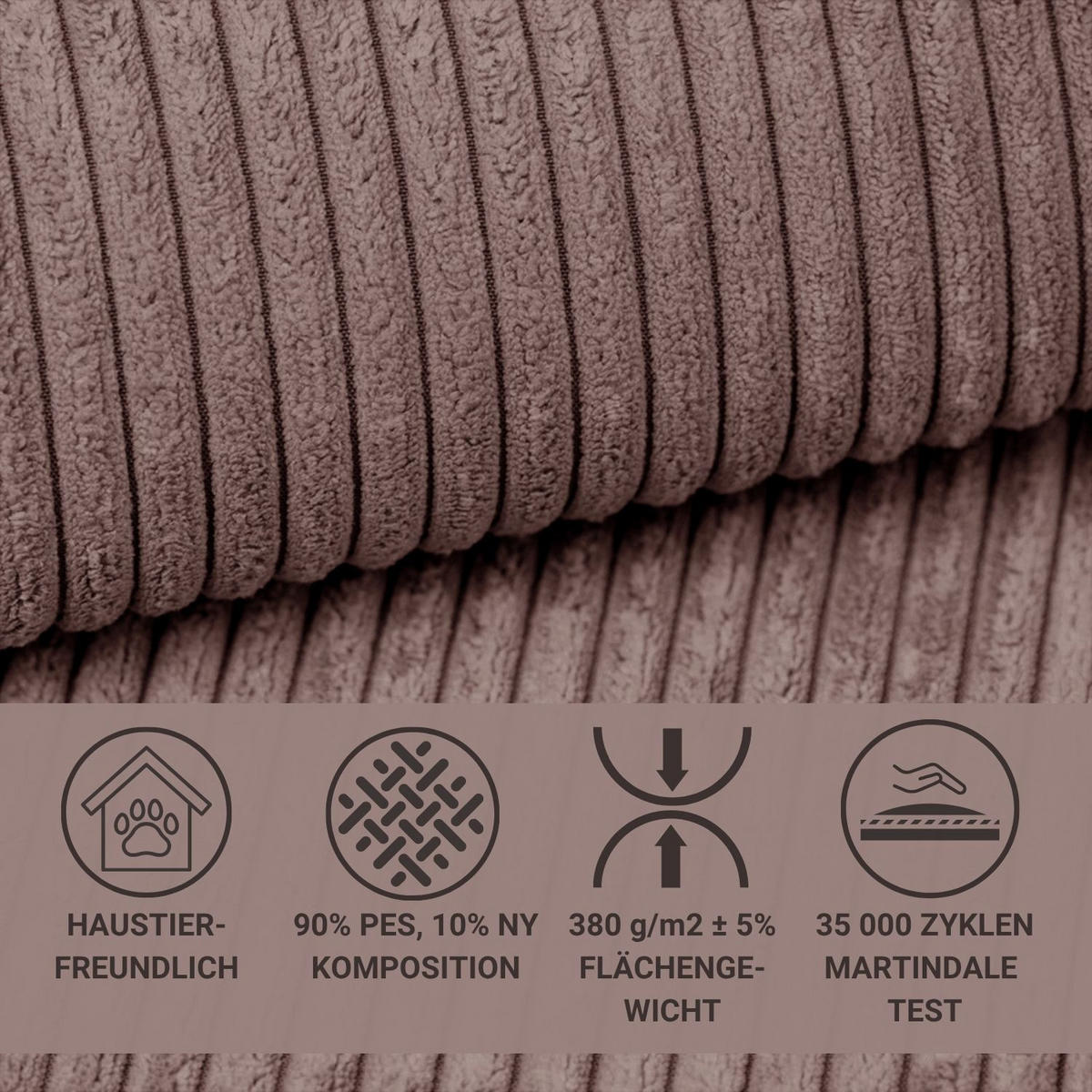 ECKSOFA MIT SCHLAFFUNKTION Velto Lila Samtstoff - Flieder/Schwarz, Holz/Holzwerkstoff (250/152cm) - Maison de Reve