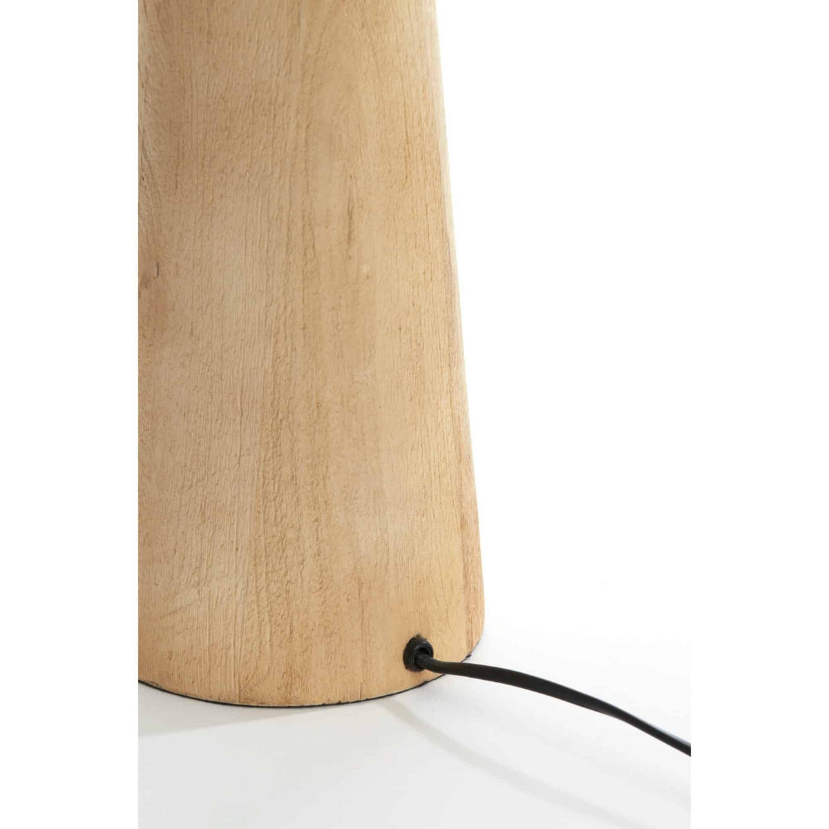 LAMPENFUSS Baglio Braun 19/19/45 cm - Braun, Holz (19/19/45cm) - Light & Living