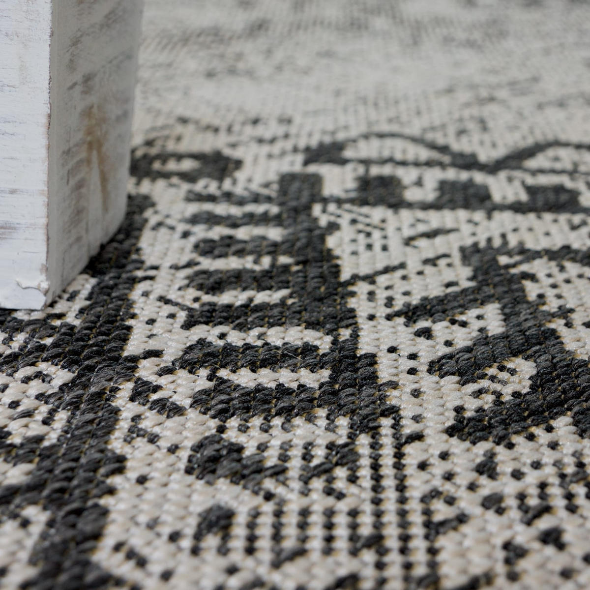 OUTDOORTEPPICH 60/100 cm Coco 204 - Grau, Kunststoff (60/100cm) - Paco Home
