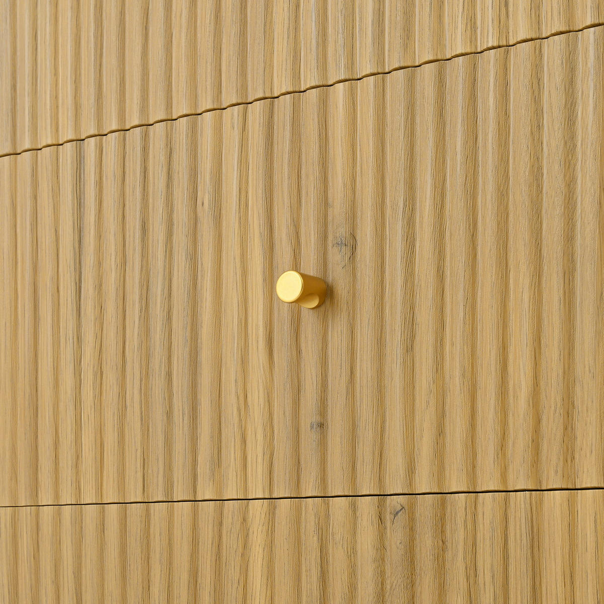 BUFFET in Naturholz- und Rattanoptik, Beige - Naturfarben, Holzwerkstoff (40/80/140cm) - Urban Meuble
