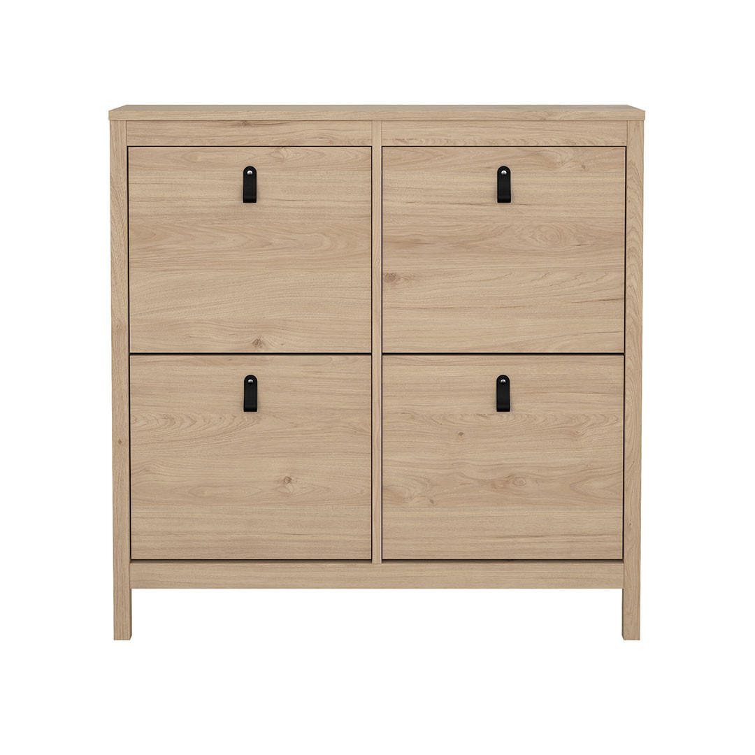 SCHUHSCHRANK, Madrid, Eiche, Holzwerkstoff, 103 x 25 x 103 cm - Eichefarben, Holzwerkstoff (103/103/25cm) - ebuy24
