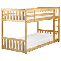 HOCHBETT 90x200 cm Heller Holzfarbton Lazer - Hellbraun, Holz (90/200cm) - Beliani