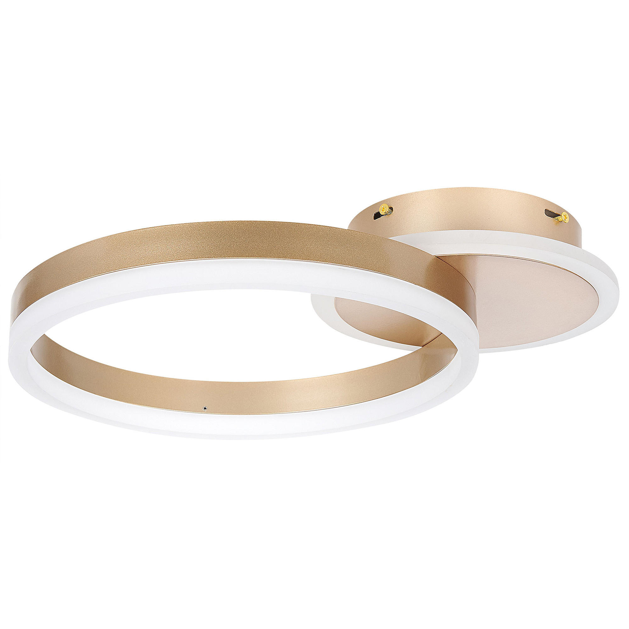 DECKENLEUCHTE Glyde 30/38/9 cm - Goldfarben, Metall (30/38/9cm) - Beliani