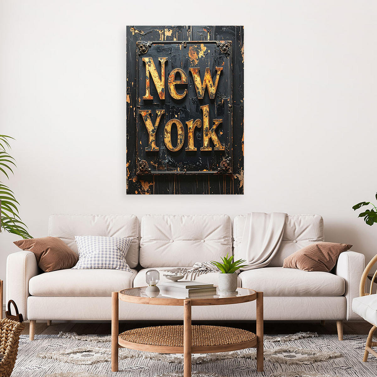 LEINWANDBILD Inschriften und Zitate 60x90cm - Schwarz, Textil (60/90cm) - Feeby