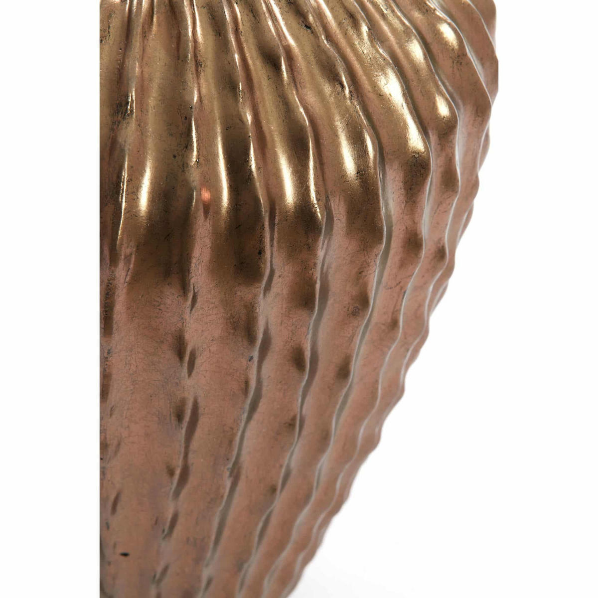 VASE Cacti Bronze 29/29/37 cm - Bronzefarben, Kunststoff (37cm) - Light & Living