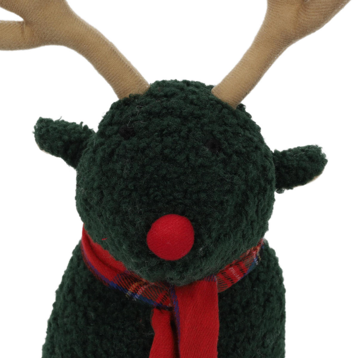 TÜRSTOPPER Rentier - Grün, Textil (20/22cm) - Home Styling Collection