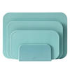 SCHNEIDEBRETTER-SET Choptima nordic green - Türkis, Kunststoff (35/26cm) - Rosti