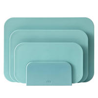SCHNEIDEBRETTER-SET Choptima nordic green - Türkis, Kunststoff (35/26cm) - Rosti