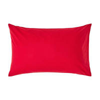 KISSENBEZUG Perkal, Ägyptische Baumwolle, Fadendichte 200 - Rot, Textil (48/74cm) - Homescapes