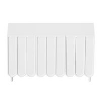 SIDEBOARD mit 3 Türen & 3 Schubladen, Weiß & Holzoptik, 160 x 40 x 80 cm - Weiß, Holzwerkstoff/Metall (120/80/35cm) - Urban Meuble