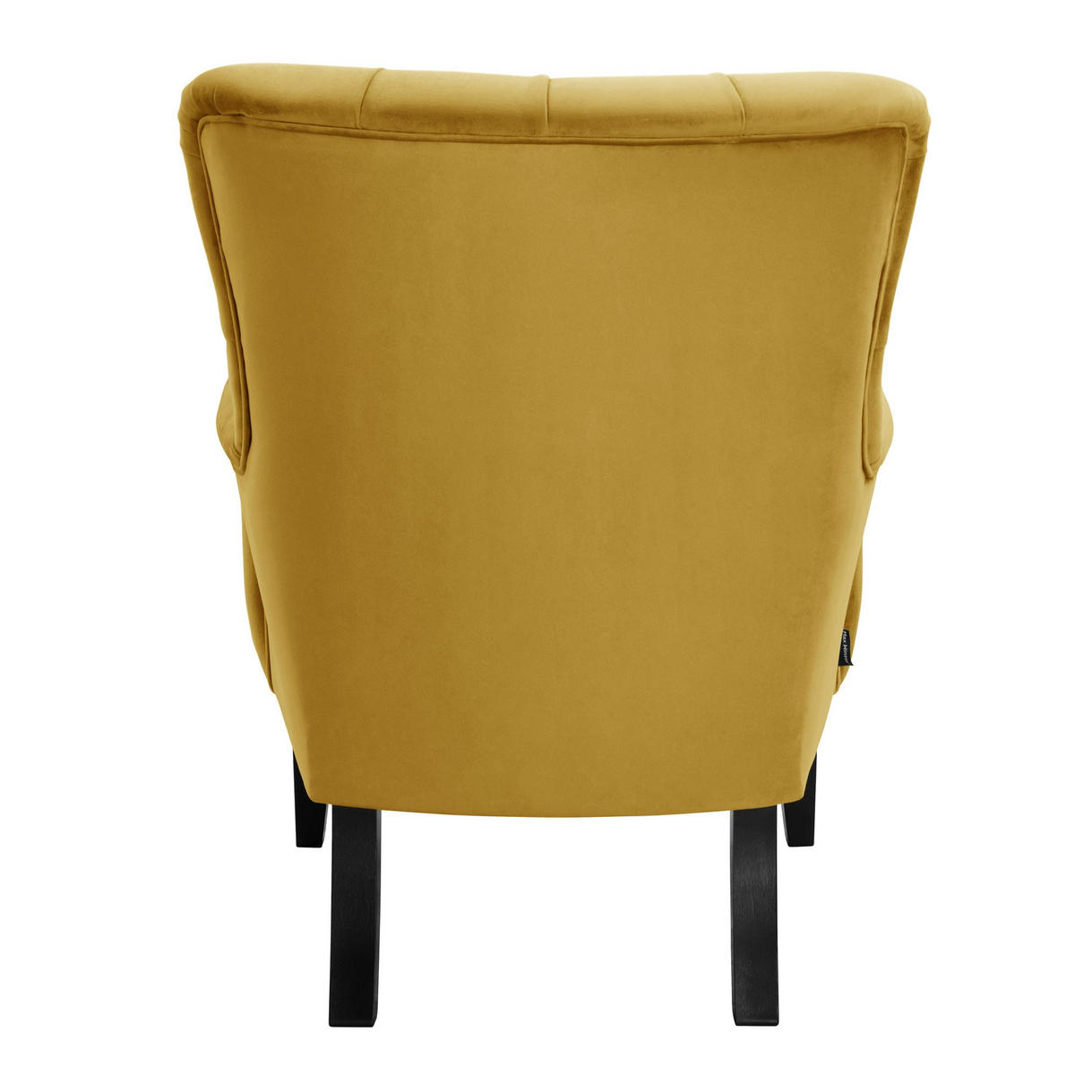 SESSEL Kayley Samtvelours mais - Currygelb, Kunststoff (71/97/82cm) - 58aufmkessel