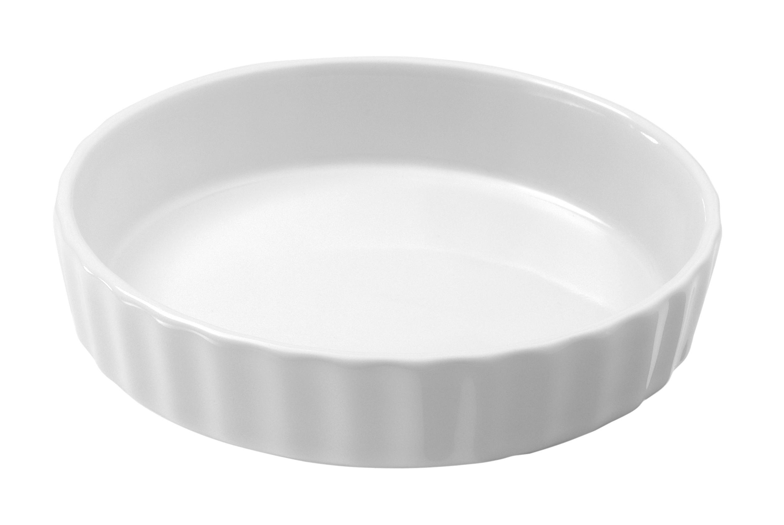 TORTENFORM, RUND Weiss 17 cl - Weiß, Keramik (12.6/12.6cm) - Revol Porcelaine France