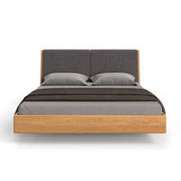 MASSIVHOLZBETT Lumo aus Eiche 200x220 cm, Storm 97 - Eichefarben/Naturfarben, Holz (200/220cm) - Danzz