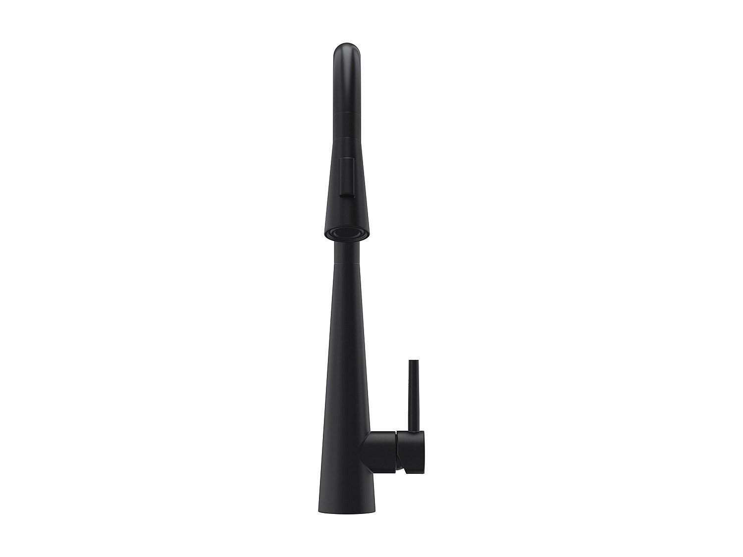 KÜCHENARMATUR - 27 cm x 5.4 cm - metall - schwarz Rona - Schwarz, Metall (27/46.7/5.4cm) - Vente-Unique
