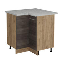 Honigeiche/Grau, Holzwerkstoff (75.6/81.6/60cm) - Vicco