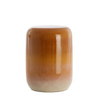 BEISTELLTISCH Franca Gelb Ø34/46,5 cm - Gelb, Keramik (30.5/30.5/26cm) - Light & Living