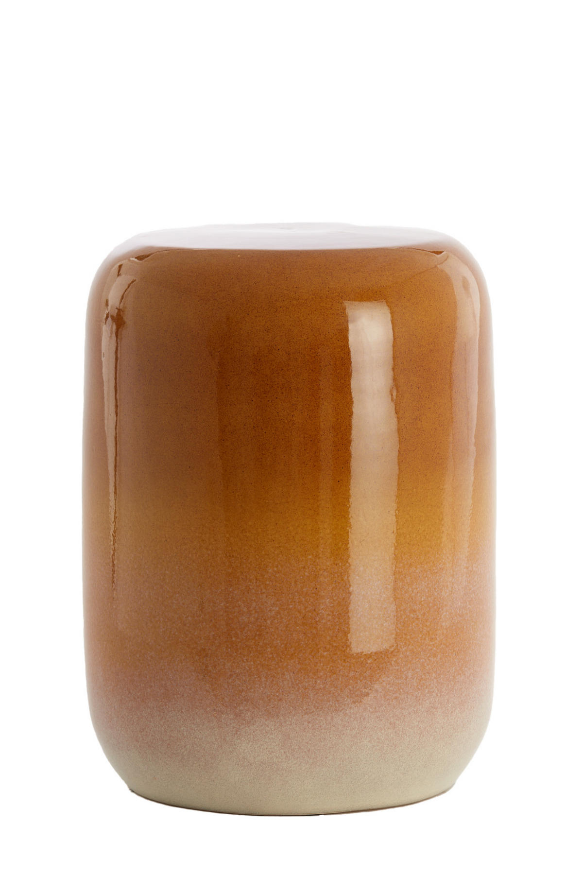 BEISTELLTISCH Franca Gelb Ø34/46,5 cm - Gelb, Keramik (30.5/30.5/26cm) - Light & Living