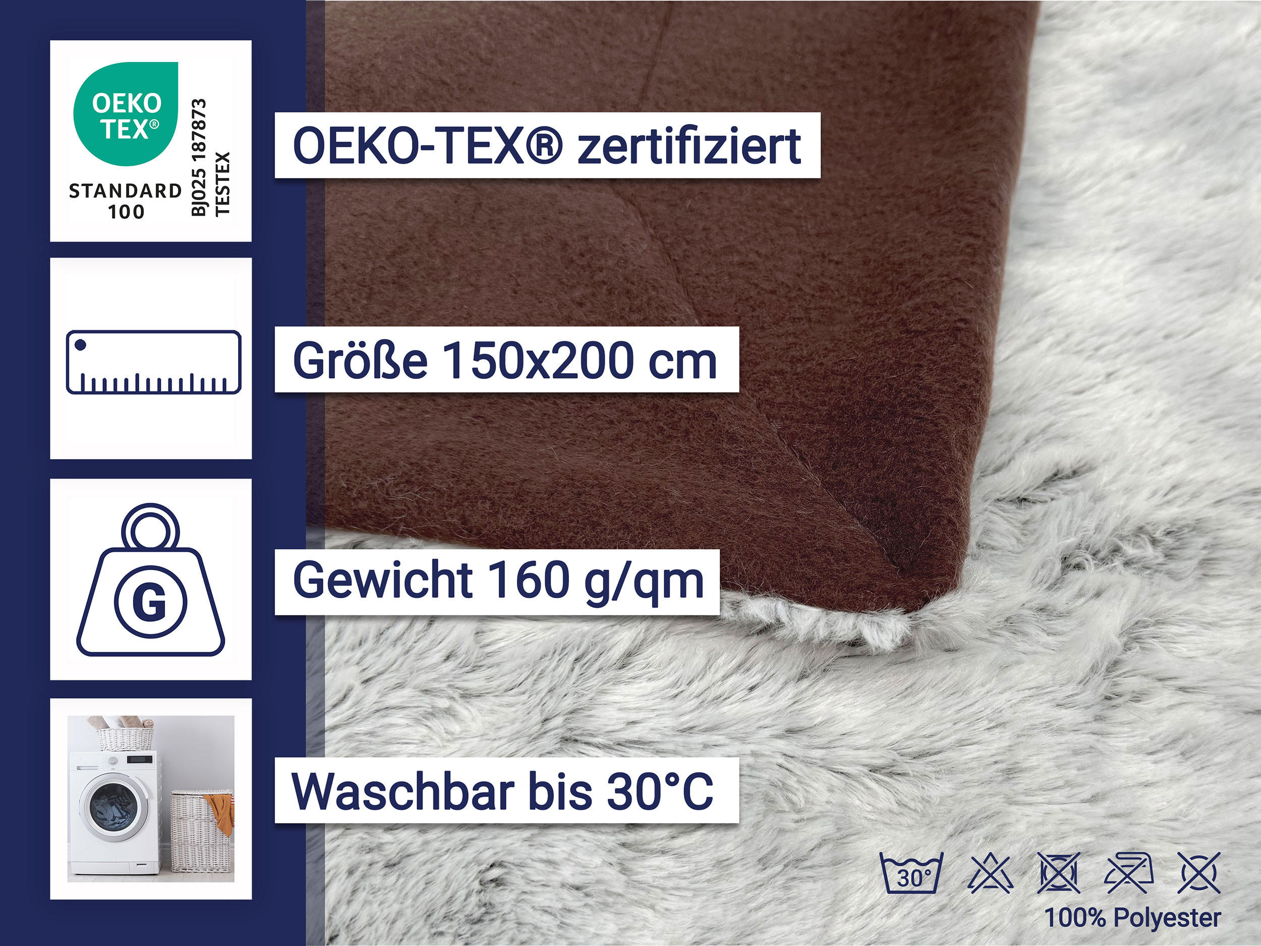 KUSCHELDECKE, 150x200 cm, 100% Polyester, Braun - Braun, Textil (150/200cm) - Zollner