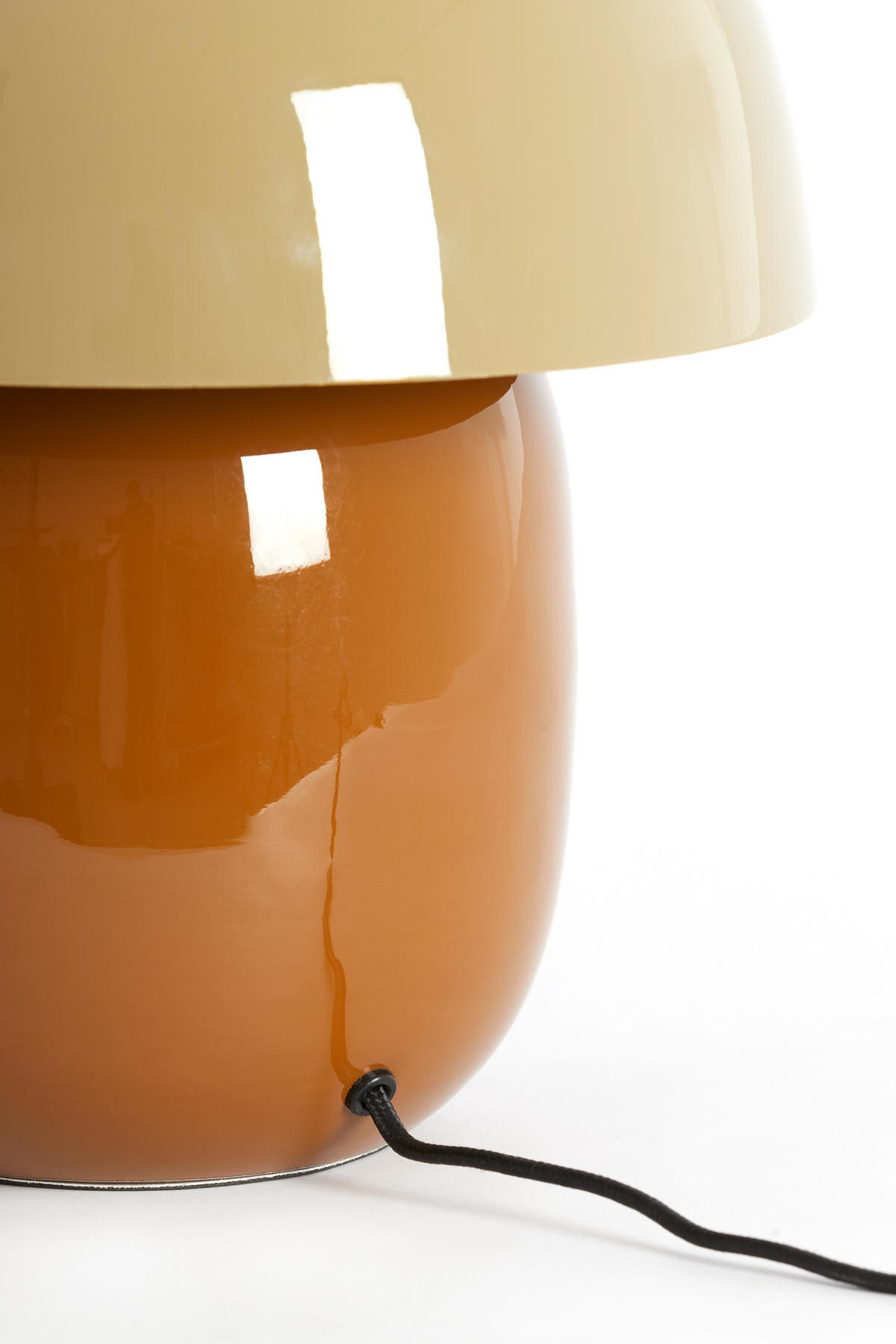 TISCHLAMPE Mimosa Braun 30/30/34 cm - Braun, Metall (30/30/34cm) - Light & Living