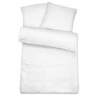 MIKROFASER-DAMAST-BETTWÄSCHE 200x200 cm Weiß - Weiß, Textil (200/200cm) - Carpe Sonno