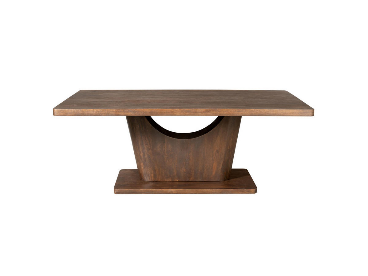 ESSTISCH Vocoza Mangoholz 210 cm X 110 cm Braun - Braun, Holz (110/200/76cm) - Villa Möbel