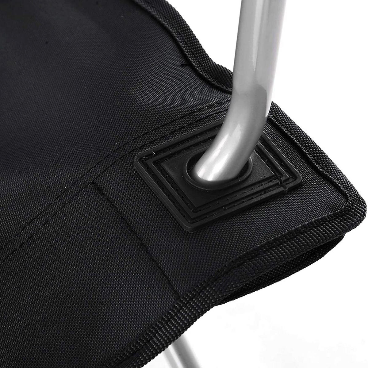 CAMPINGSTUHL KLAPPSTUHL 2ER-SET - Schwarz, Textil (52/81/84cm) - Hansiro