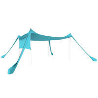 GARTENZELT Himmelblau, Polyammoniak, Stahl - Hellblau, Metall (300/300cm) - Outsunny