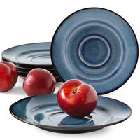 UNTERTASSEN-SET BALI 6-tlg - Blau, Keramik (15.5cm) - Ritzenhoff Breker