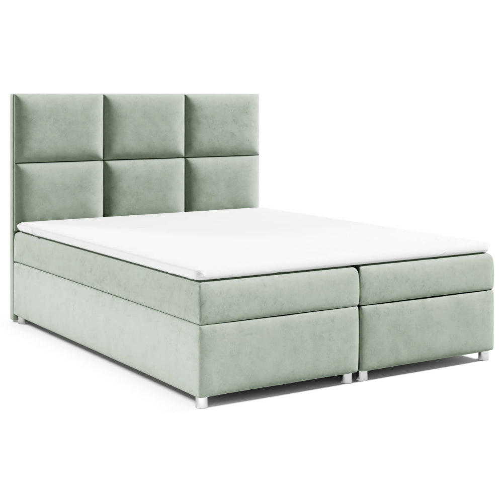 BOXBETT mit Bettkasten Trinity K-13 Bonellfederkern - Mintgrün, Holz/Holzwerkstoff (160/200cm) - Best For Home