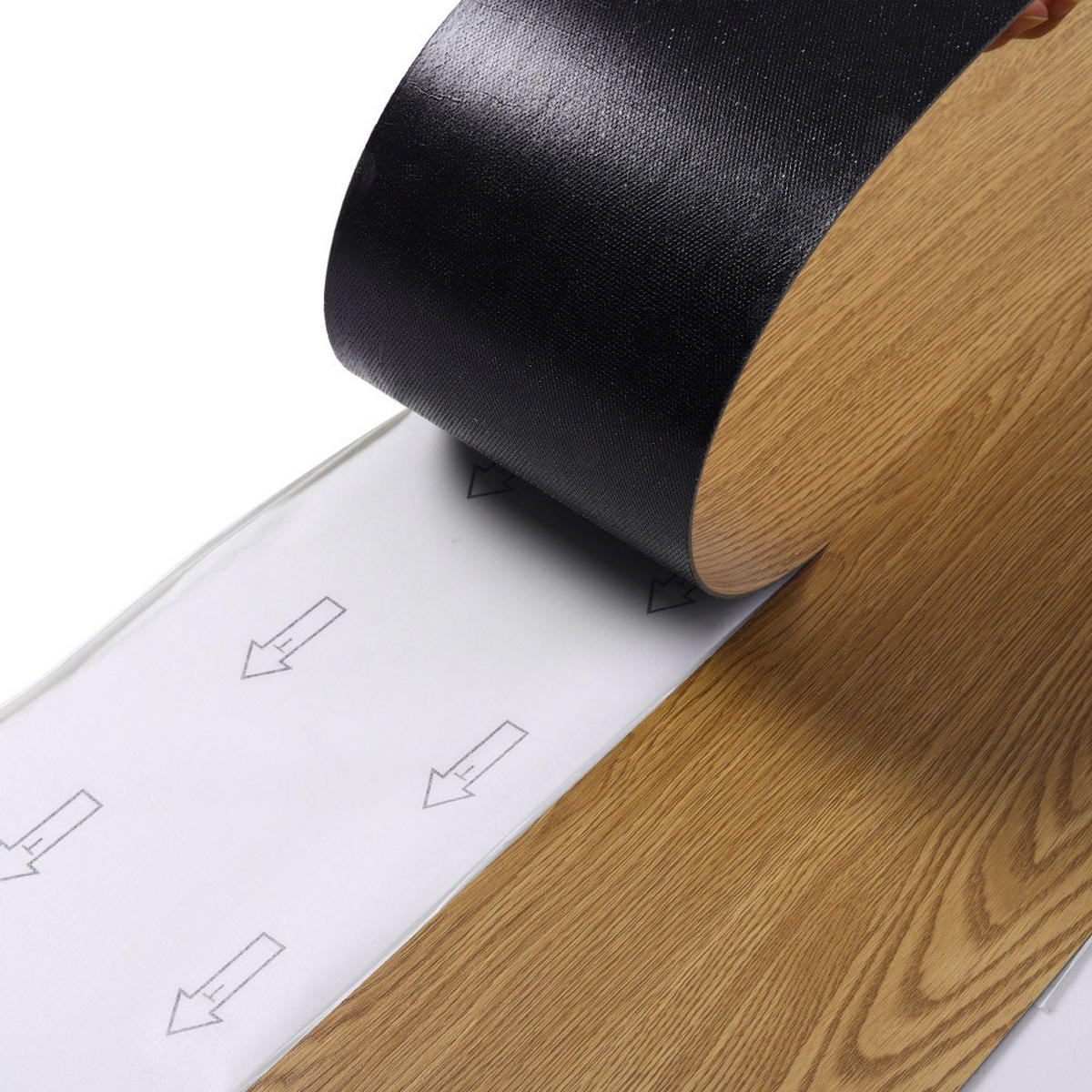 VINYLBODEN 5m²/36-TLG. selbstklebend PVC - Braun, Kunststoff (0.2/91.5/15.2cm) - Livingandhome