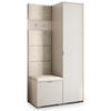 GARDEROBENSCHRANK LORI 95/181/51 cm Modern Kaschmir - Kaschmir/Ecru, Holzwerkstoff (95/181/51cm) - MASSENO
